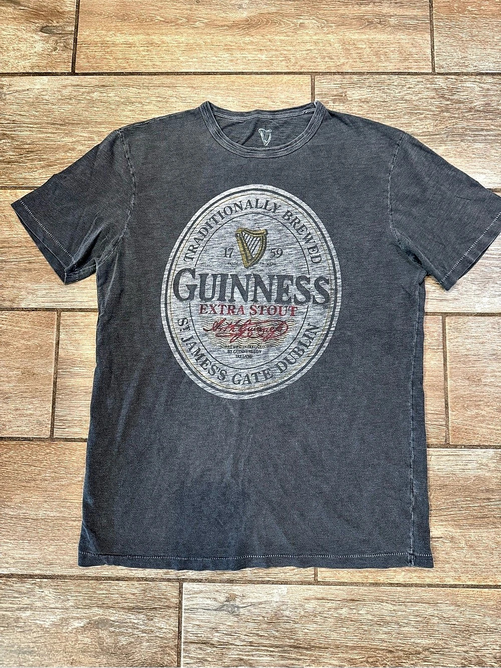 Lucky Brand Guinness Short Sleeve Graphic Tee Size Small